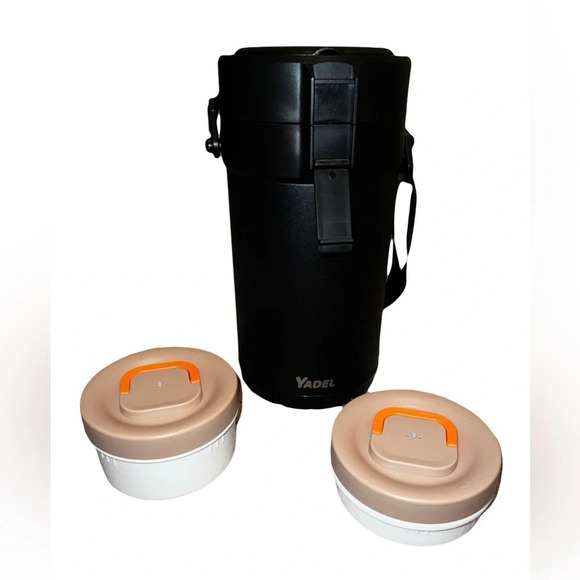 NIB Thermal Lunch Box with 2 Food Containers and Cutlery - Picture 1 of 8